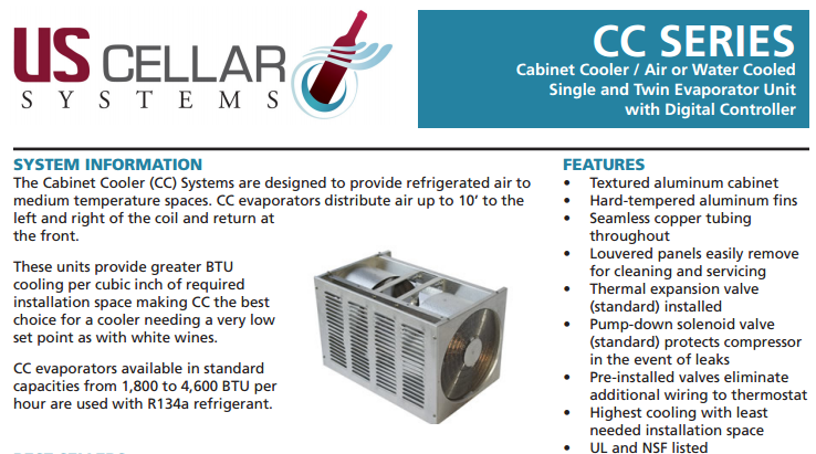 Click here to read the features of this Refrigeration Unit