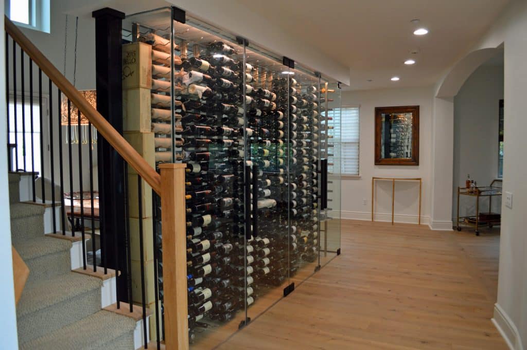 Custom Wine Cellar Cooling Unit For Modern Wine Closet 1024x681 